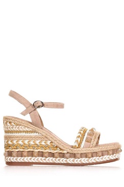 Alma En Pena Woven Detailed Wedge Sandals