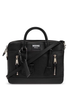 Moschino Zip Detailed Briefcase