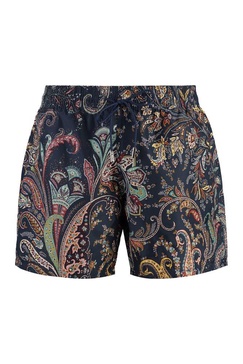 Etro Paisley Printed Drawstring Swim Shorts