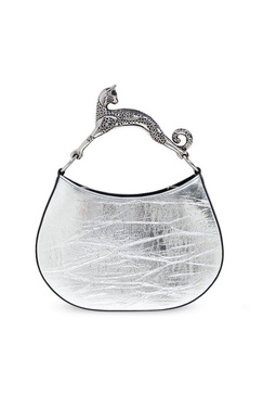 Lanvin Cat Embellished Handle Tote Bag