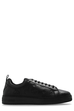 MCM Logo-Embossed Lace-Up Sneakers