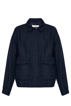 Woolrich Long Sleeved Drop Shoulder Bomber Jacket