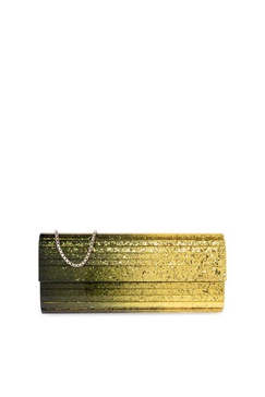 Jimmy Choo Sweetie Glitter Detailed Clutch Bag