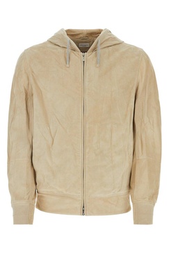 Brunello Cucinelli Zip-Up Drawstring Hoodie