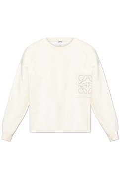 Loewe Logo Detailed Crewneck Jumper