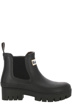 Barbour Logo Patch Ankle Boots