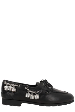 Bally Pendant Embellished Derby Shoes