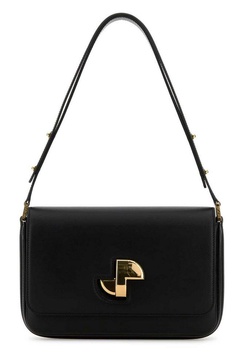 Patou Le Patou Lock Foldover Top Shoulder Bag