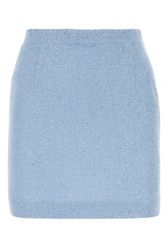 Alessandra Rich Sequinned Tweed Mini Skirt