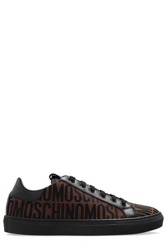 Moschino Monogrammed Lace-Up Sneakers