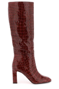 Aquazzura Embossed Heeled Boots