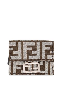 Fendi Monogrammed Tri-Fold Wallet