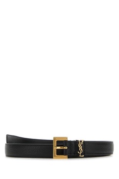 Saint Laurent Cassandre Thin Belt