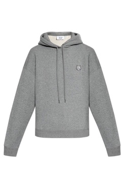 Maison Kitsuné Bold Fox Head Patch Drawstring Hoodie