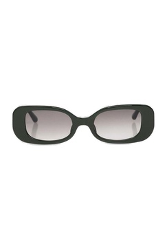 Linda Farrow Lola Rectangle Frame Sunglasses