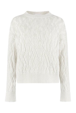 Fabiana Filippi Lurex Detailed Cable Knit Jumper