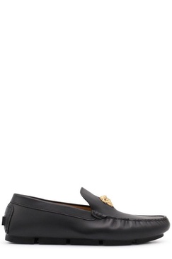 Versace La Medusa Leather Loafers