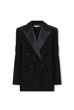 Stella McCartney Tuxedo Satin-Lapels Tailored Blazer