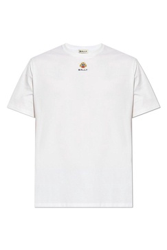 Bally Logo Embroidered Crewneck T-Shirt