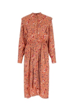 Isabel Marant Étoile Okleya High-Low Hem Midi Dress