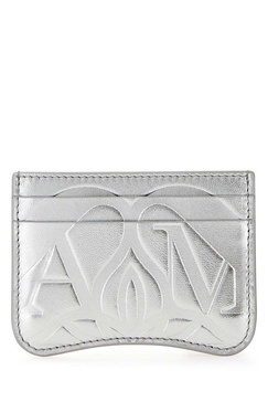 Alexander Mcqueen Logo Embossed Cardholder