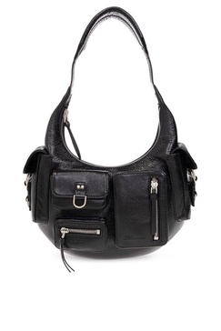 Blumarine Pocket-Embellished Zipped Soulder Bag