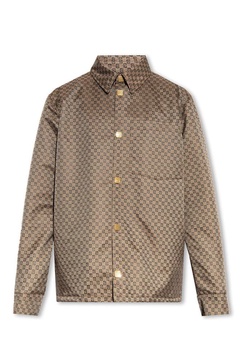 Balmain Monogrammed Buttoned Jacket