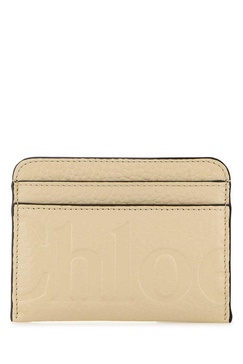 Chloé Logo Embossed Cardholder