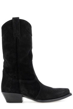 Saint Laurent Lukas Western Mid-Calf Boots