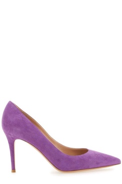 Gianvito Rossi Pointed-Toe Slip-On Pumps