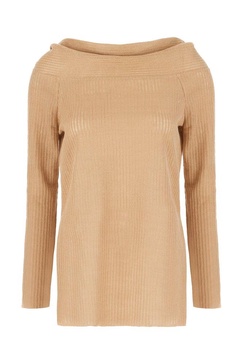 Alberta Ferretti Boat Neck Raglan Sleeved Jumper