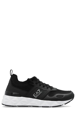 Ea7 Emporio Armani Logo Embossed Lace-Up Sneakers