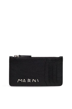 Marni Logo Detailed Zipped Cardholder