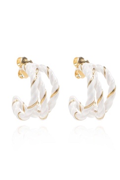 Maison Margiela Twisted Hoop Earrings