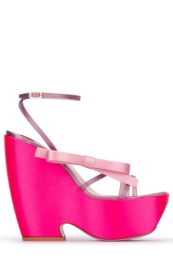 Roger Vivier Bow Detailed Wedge Sandals