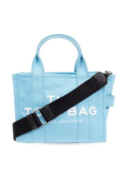 Marc Jacobs Logo Printed Zip-Up Small Tote Bag