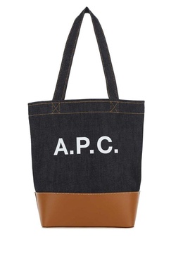 A.P.C. Axelle Two-Tone Small Tote Bag