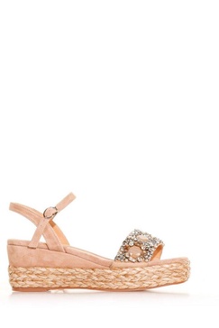 Alma En Pena Embellished Platform Sandals