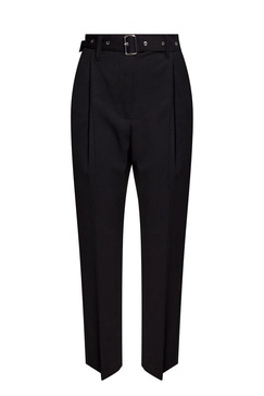 Proenza Schouler Cropped Belted Carrot-Leg Pants