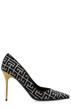 Balmain Ruby Monogram Slip-On Pumps