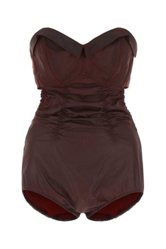 Maison Margiela Waxed Corset Strapless Bodysuit