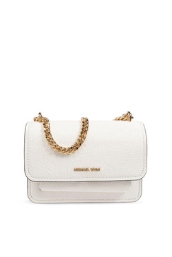 Michael Kors Claire Chain-Linked Foldover Top Crossbody Bag