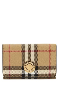 Burberry Vintage Check-Printed Press-Stud Folded Wallet