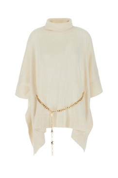 Michael Michael Kors Turtleneck Chained Poncho