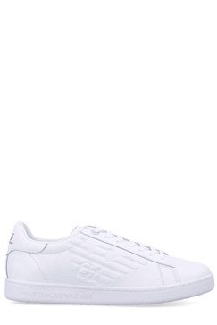 Ea7 Emporio Armani Logo Embossed Classic CC Sneakers