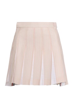 Thom Browne High-Low Hem Pleated Skirt