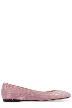 Loewe Embellished Slip-On Ballerina Flats