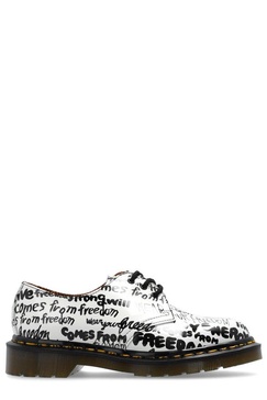 Comme des Garçons Comme des Garçons X Dr. Martens Printed Lace-Up Shoes