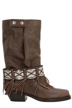 Isabel Marant Ademe Fringed Ankle Boots