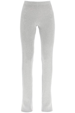 Dion Lee Ribbed-Knit Flared Trousers